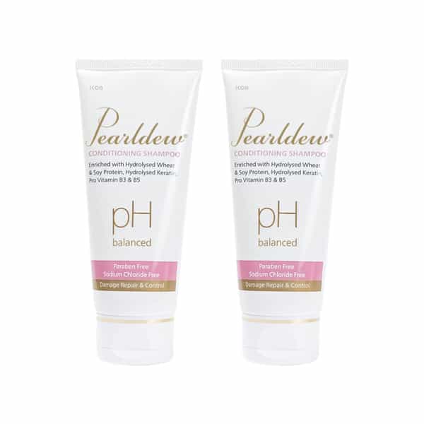 Pearldew Conditioning Shampoo 100 Ml | With Aloe | Keratin & Wheat Germ Oil (Pack Of 3)