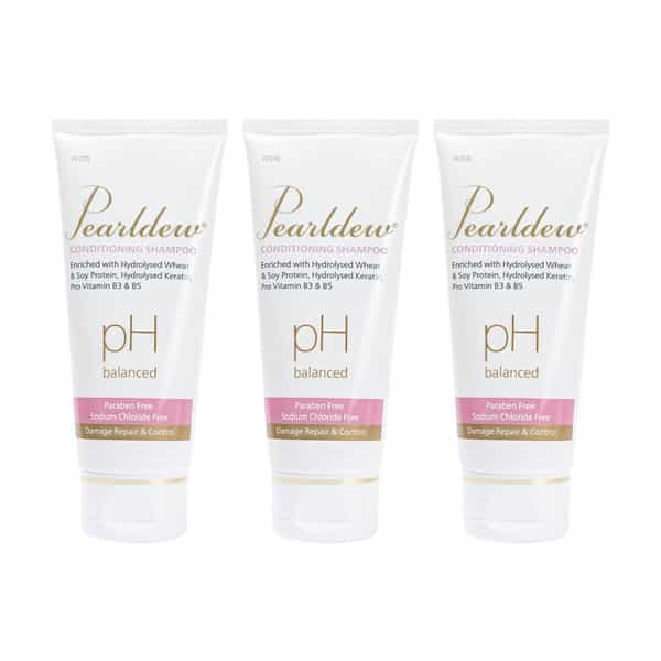 Pearldew Conditioning Shampoo 100 Ml | With Aloe | Keratin & Wheat Germ Oil (Pack Of 3)