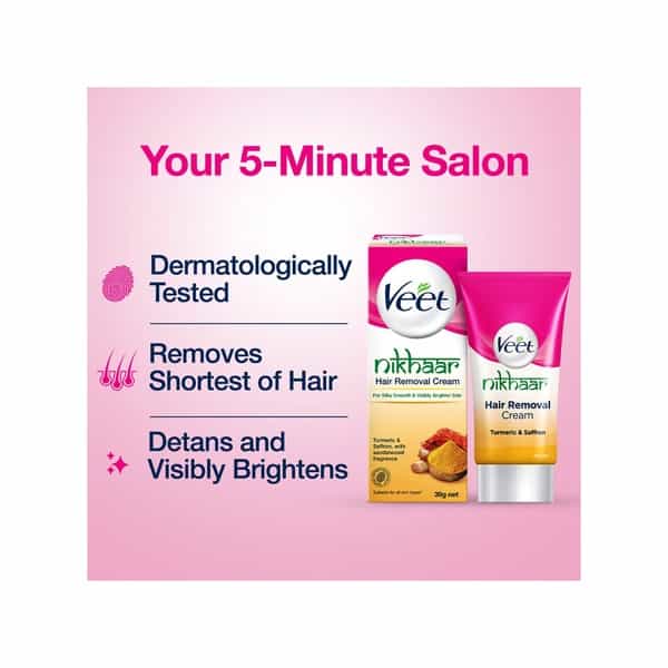 Veet Nikhaar Hair Removal Cream For All Skin Types - 30G