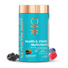 Nutriburst Health & Vitality Gummies With Multivitamins & Biotin (60 Gummies)(Mixed Berry Flavor)