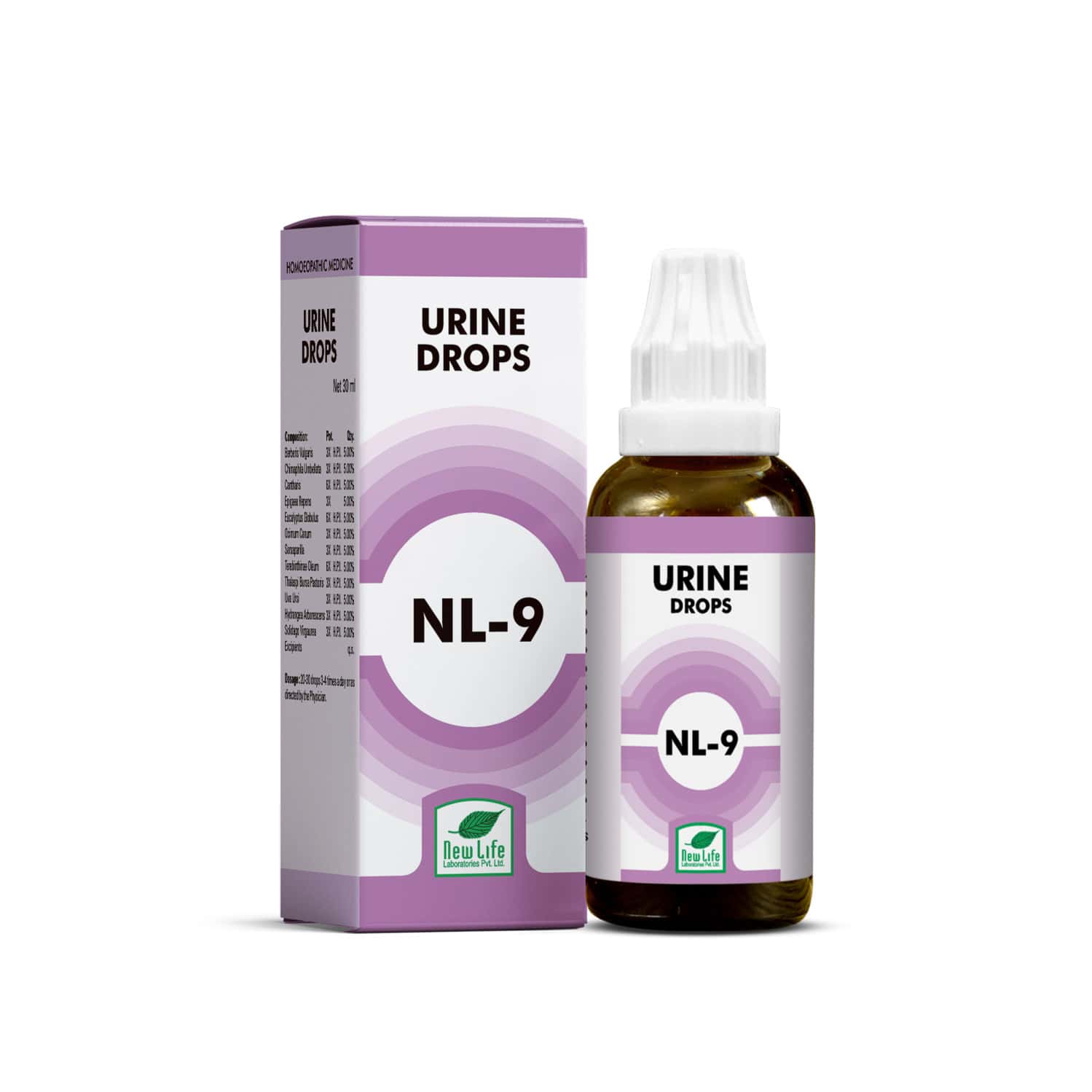 New Life Nl 9 Urine Drops | 30ml