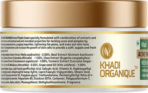 Khadi Organique Acne Pimple Cream 50 Gm