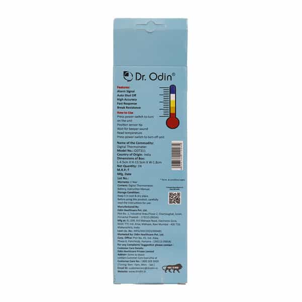 Dr. Odin | Odt311 | Digital Thermometer| 1 Unit