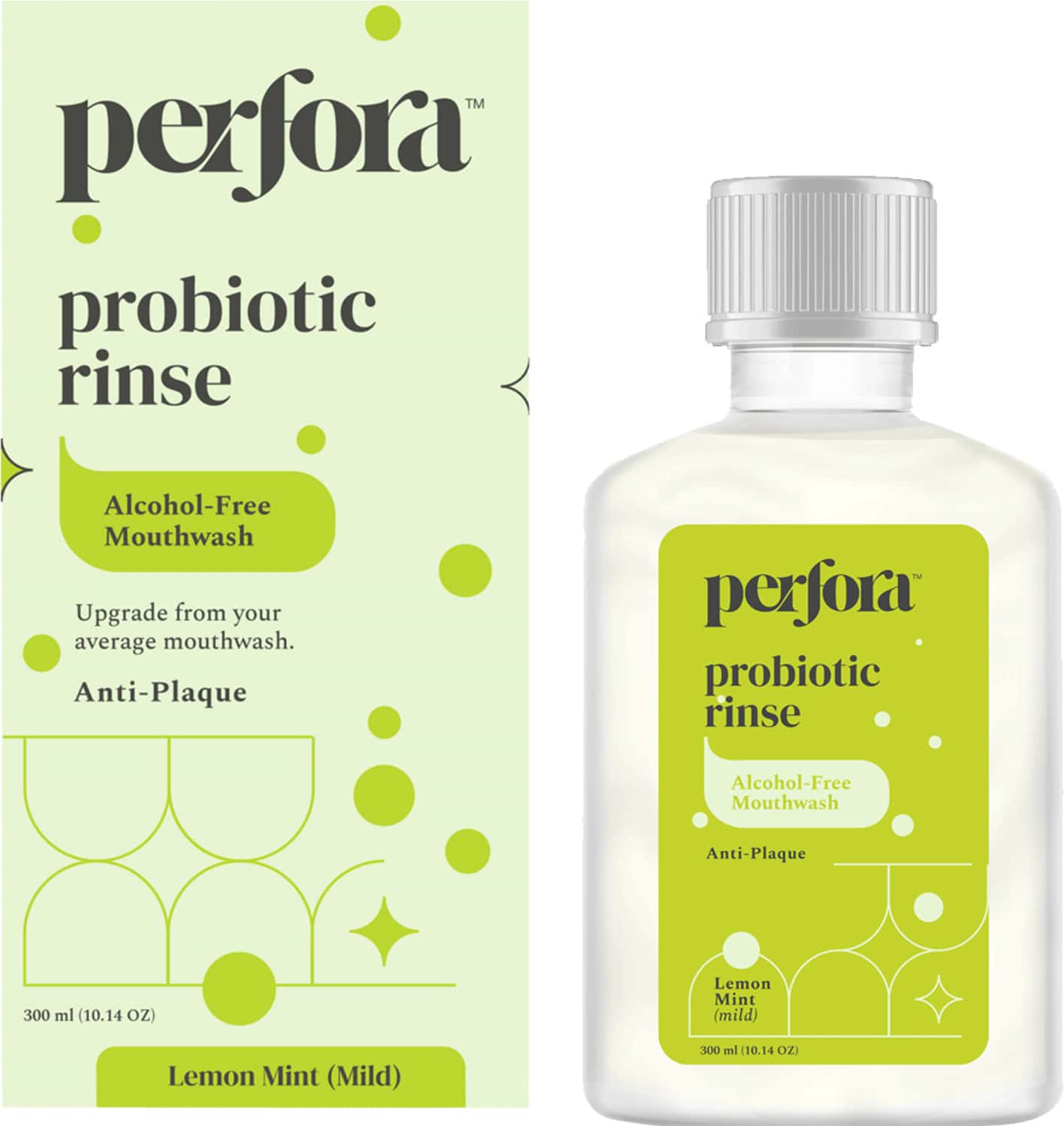 Perfora Mouthwash Probiotic Rinse Lemon Mint