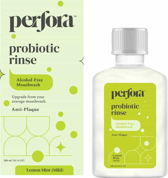 Perfora Mouthwash Probiotic Rinse Lemon Mint