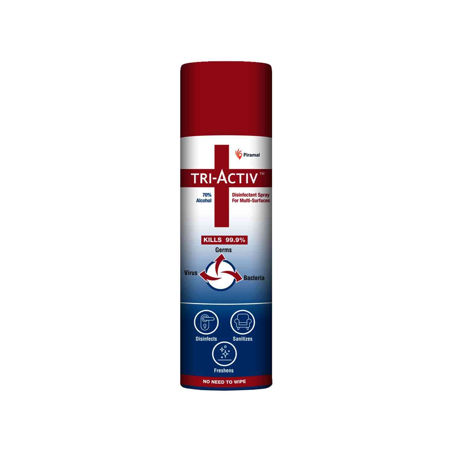 Buy Tri-Activ Disinfectant Spray For Multi-Surfaces - 70% Alcohol Based ...
