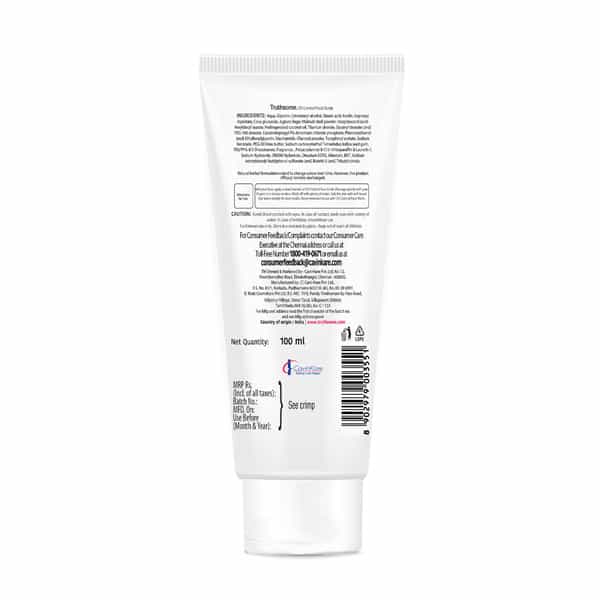 Truthsome Oil Control Face Scrub With Activated Charcoal & Blueberry - For Oily Skin | 100 Ml