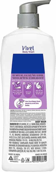 Vivel Lavender And Almond Oil Body Wash  Bottle Of 500 Ml