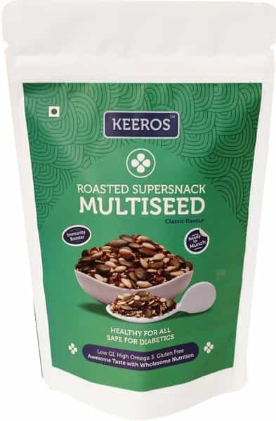 Keeros Multi Seeds Healthy & Diabetic Friendly Supersnack - 400G