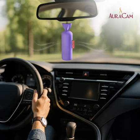 Auracam Gold Standard Camphor Pod Cone (Lavender) - Set Of 2