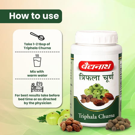 Baidyanath Triphala Churna 240g | Help To Improve Bowel Movement