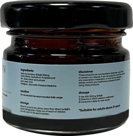 Mars By Ghc Pure Himalayn Shilajit Resin Paste 15 G
