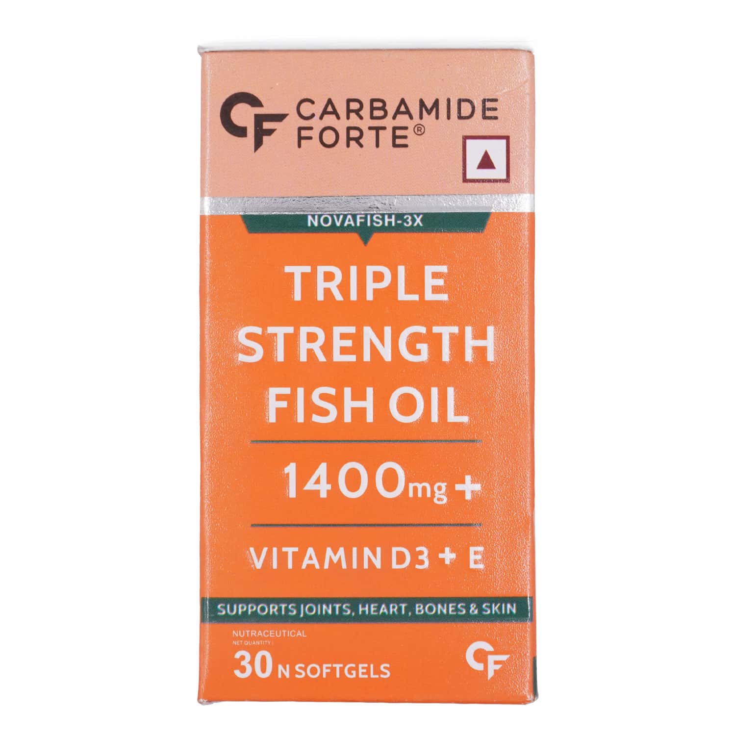 Carbamide Forte Triple Strength Fish Oil 1400mg Bottle Of 30 Softgels