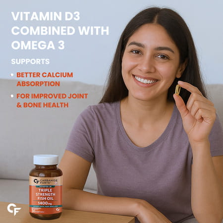 Carbamide Forte Triple Strength Fish Oil 1400mg Bottle Of 30 Softgels