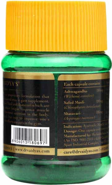 Dr. Vaidya's New Herbobuild - 30 Capsules - Pack Of 2