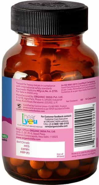Organic India Triphala - 60 Capsules