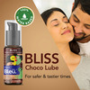 Bleu Bliss 100% Water-Based Lubricant|Aloe Vera & Cucumber Extract|Natural Chocolate Flavour|50Ml
