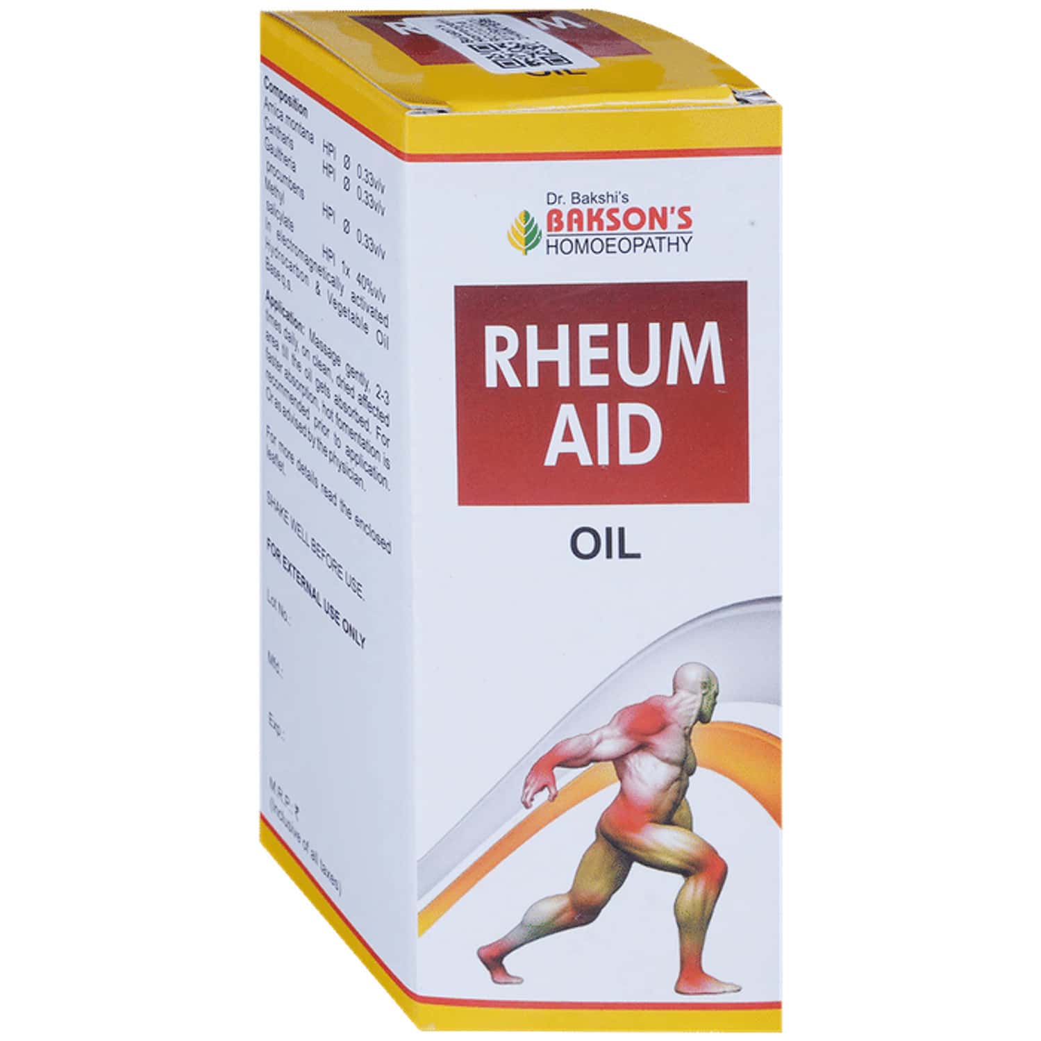 Baksons Rheum Aid Oil 115 Ml
