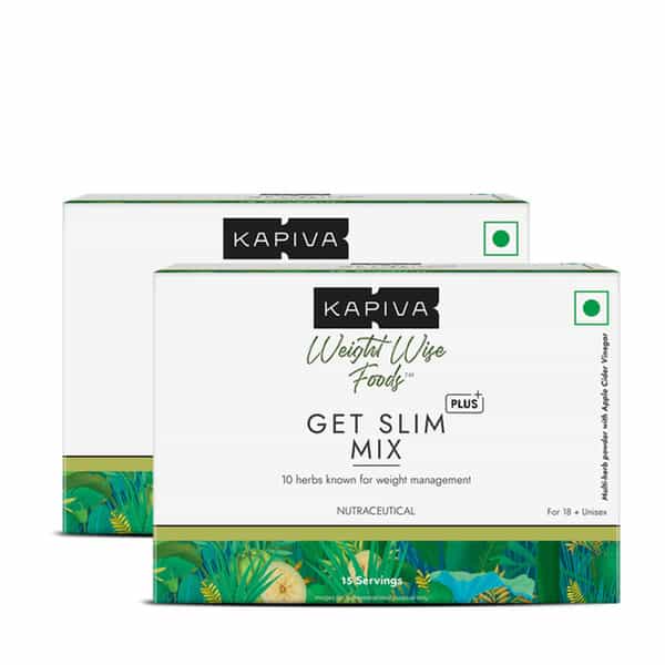 Kapiva Get Slim Mix (150 Gms) | Blend Of 10 Weight-Management Herbs | For Sustainable Weight Care