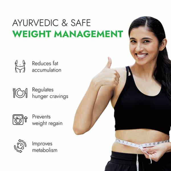 Kapiva Get Slim Mix (150 Gms) | Blend Of 10 Weight-Management Herbs | For Sustainable Weight Care
