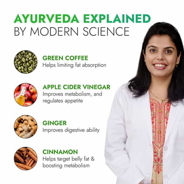Kapiva Get Slim Mix (150 Gms) | Blend Of 10 Weight-Management Herbs | For Sustainable Weight Care