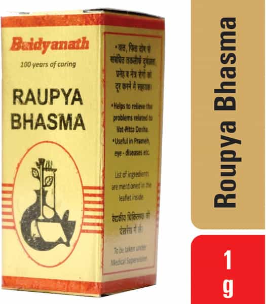 Baidyanath Asli Ayurved Roupya Bhasma - 1 Gram
