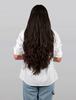 Streak Street Clip-In 24" Semi-Wavy Burgundy Hair Extensions