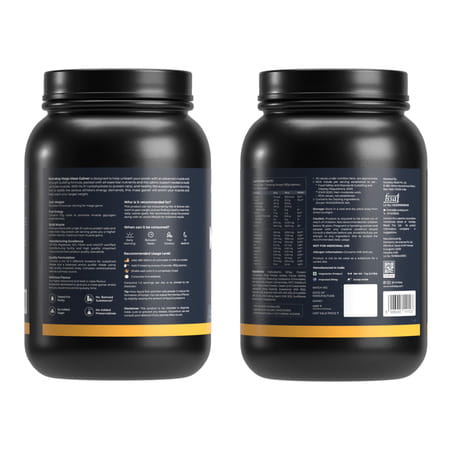 Nutrabay Gold Mega Mass Weight Gainer Rich Chocolate Creme - 1kg