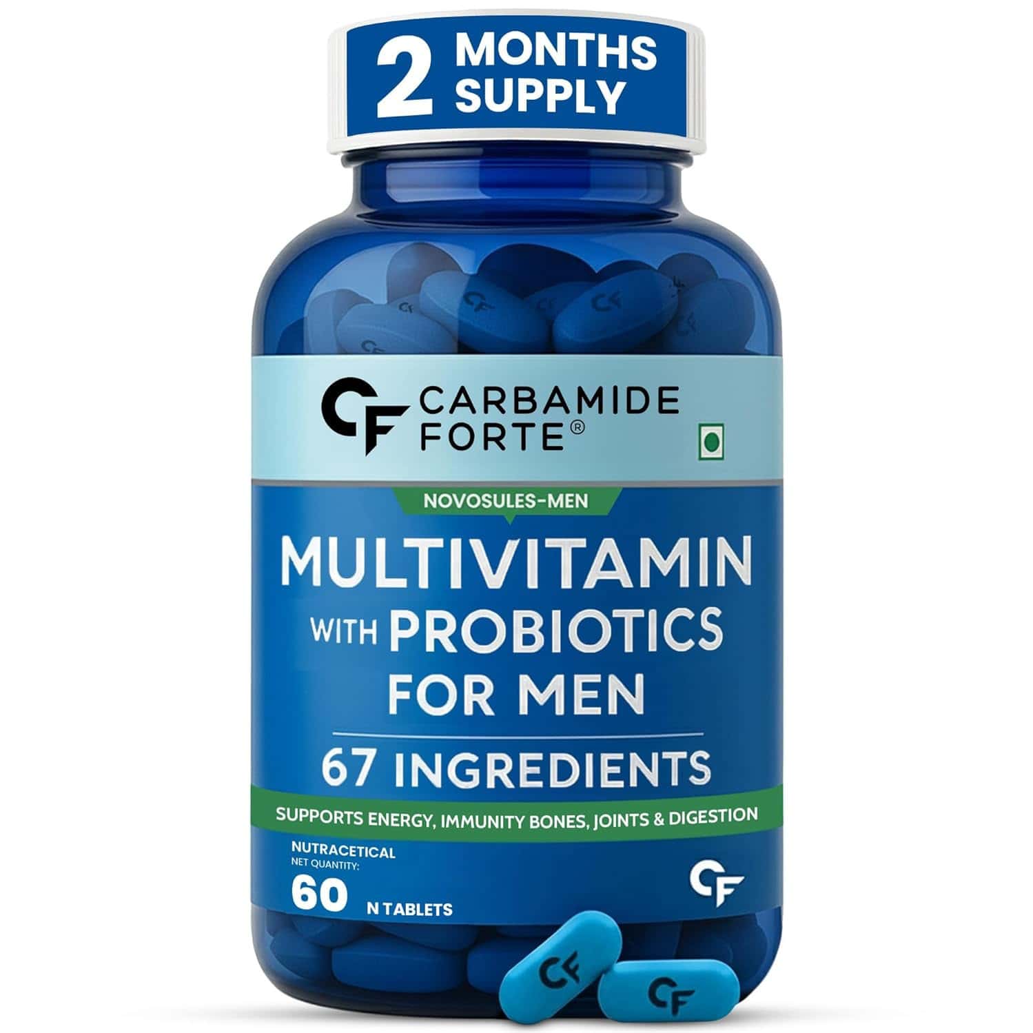Carbamide Forte Multivitamin For Men 67 Ingredients 13 Vital Blends 60 Tablets