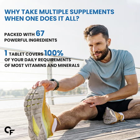 Carbamide Forte Multivitamin For Men 67 Ingredients 13 Vital Blends 60 Tablets