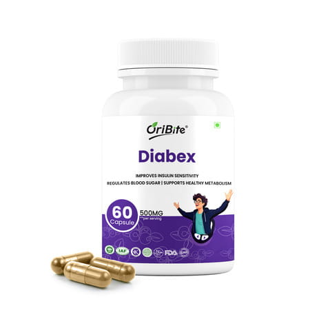 Oribite Diabetic Support Capsules For Blood Sugar Balance 60 Capsules