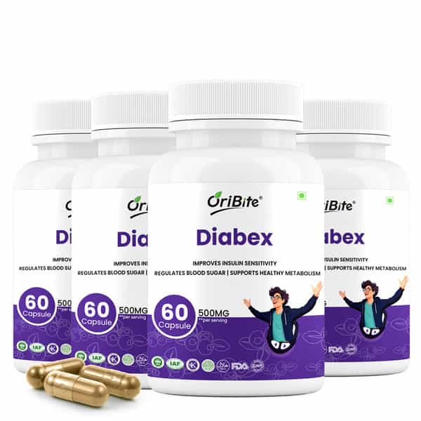 Oribite Diabetic Support Capsules For Blood Sugar Balance 60 Capsules