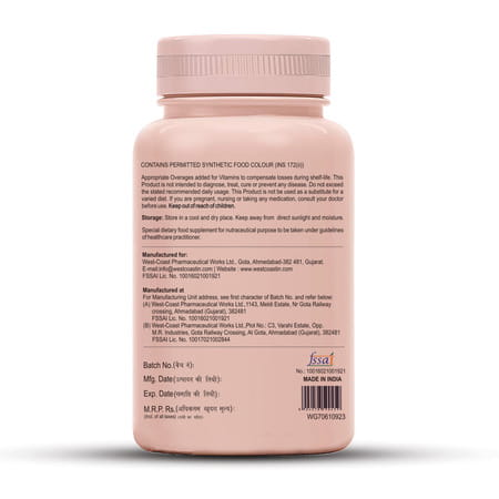 Sheneed Folic Acid & Iron Supplements For Supports Pregnancy & Iron Production 60 Tablets