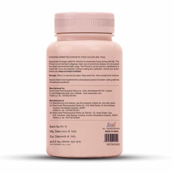 Sheneed Folic Acid & Iron Supplements For Supports Pregnancy & Iron Production 60 Tablets
