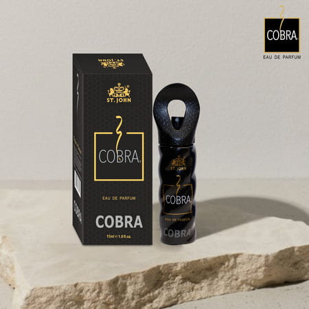 St.John Cobra Cool 150ml*2 Deodorant For Men & Cobra 15ml Perfume For Men Pack Of 3