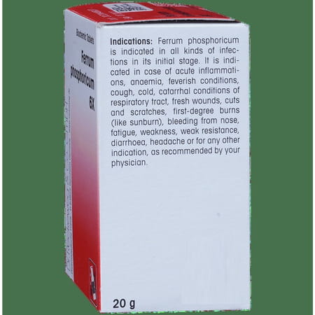 Dr. Reckeweg Ferrum Phosphoricum Biochemic Tablet 6X 20 No's