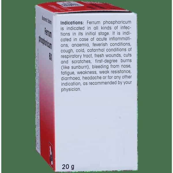 Dr. Reckeweg Ferrum Phosphoricum Biochemic Tablet 6X 20 No's