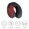 Elegant Cross Travel Pillow Black