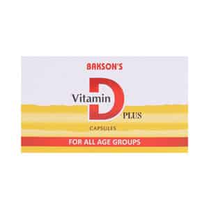 Bakson Vitamin D Plus Capsules For All Age Groups 50 Nos
