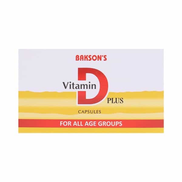 Bakson Vitamin D Plus Capsules For All Age Groups 50 Nos
