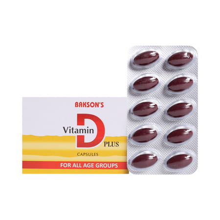 Baksons Vitamin D Plus Capsule 50