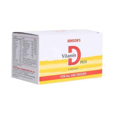 Baksons Vitamin D Plus Capsule 50