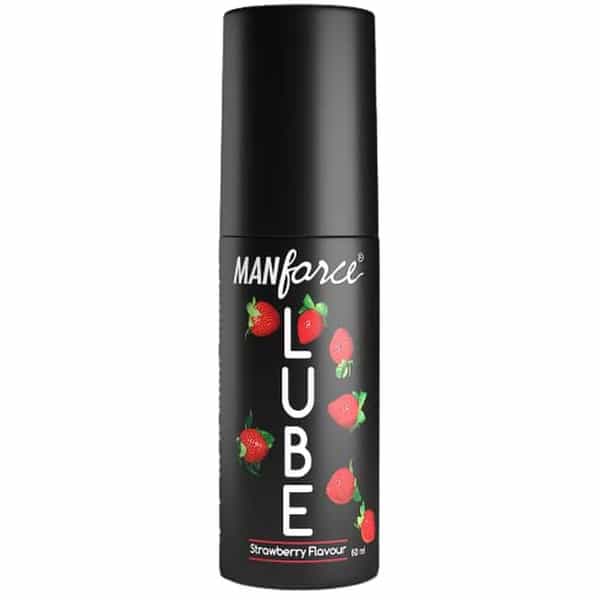 Manforce 3 In 1 Wild Black Grapes Flavored Condoms And Lube Lubrication Gel For Unisex-60Ml