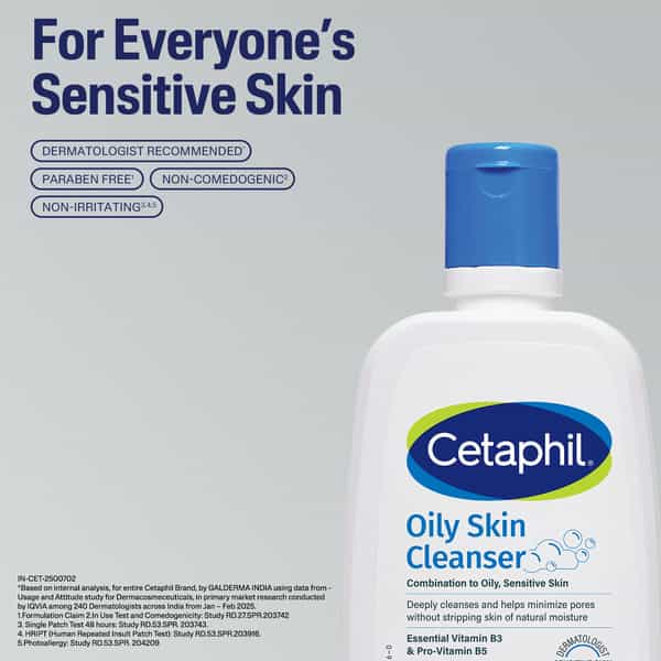 Cetaphil Oily Skin Cleanser | Combination To Oily & Sensitive Skin | 118 Ml
