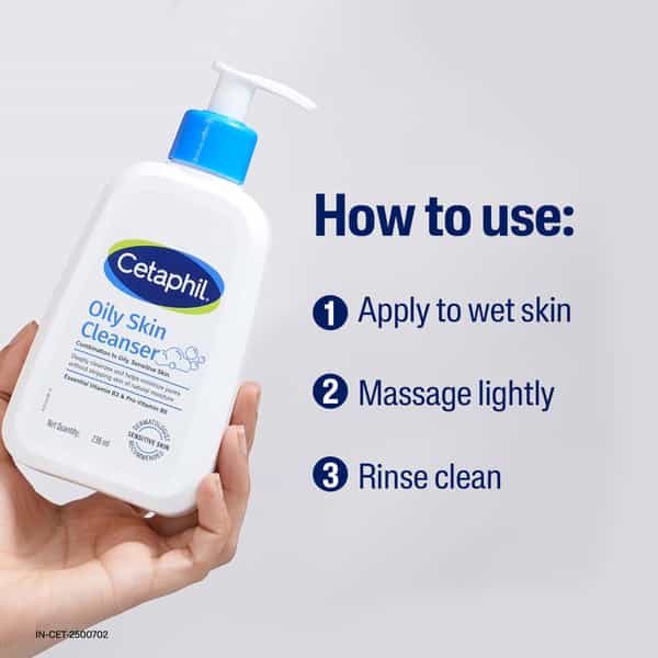 Cetaphil Oily Skin Cleanser | Combination To Oily & Sensitive Skin | 118 Ml