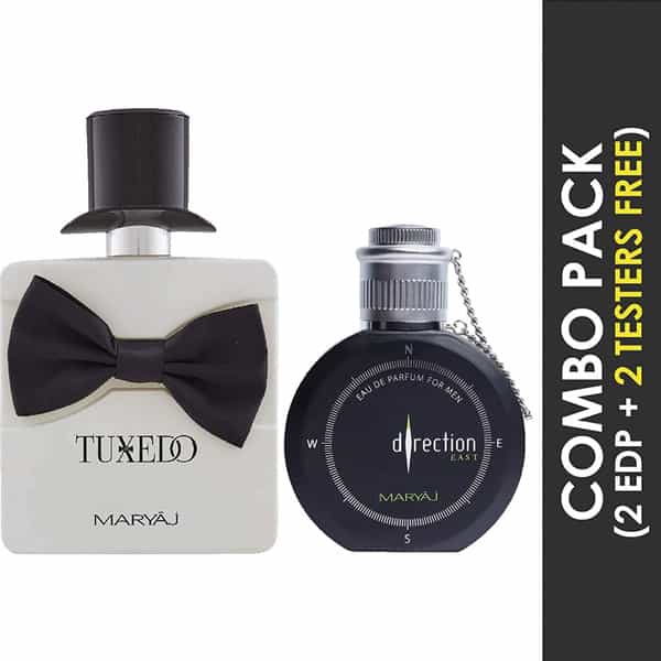 Maryaj Tuxedo For Him Edp 100Ml & Direction East Edp 100Ml For Men Pack Of 2
