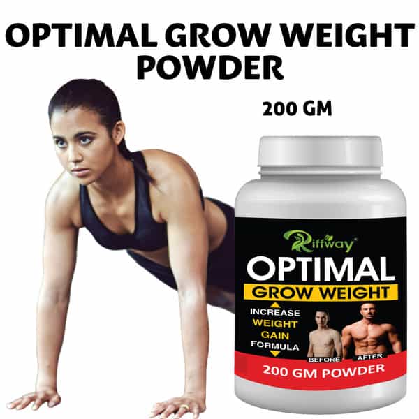 Riffway Optimal Grow Weight Weight Gain Powder (3X200gm)