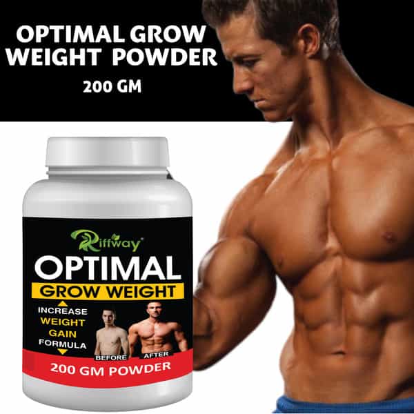 Riffway Optimal Grow Weight Weight Gain Powder (3X200gm)