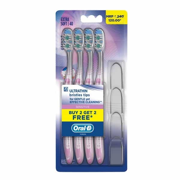 Oral-B Ultrathin Sensitive Toothbrush (Buy 2 Get 2)