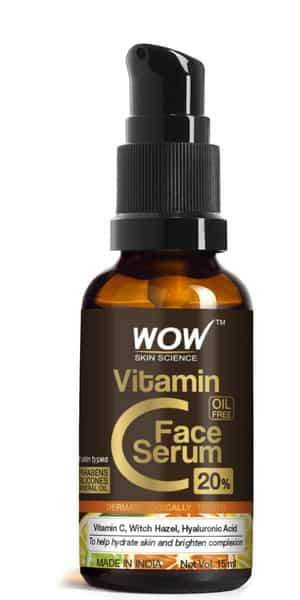 Wow Skin Science Vitamin C - Brightening | Anti-Aging Skin Repair | Supercharged Face Serum|15Ml